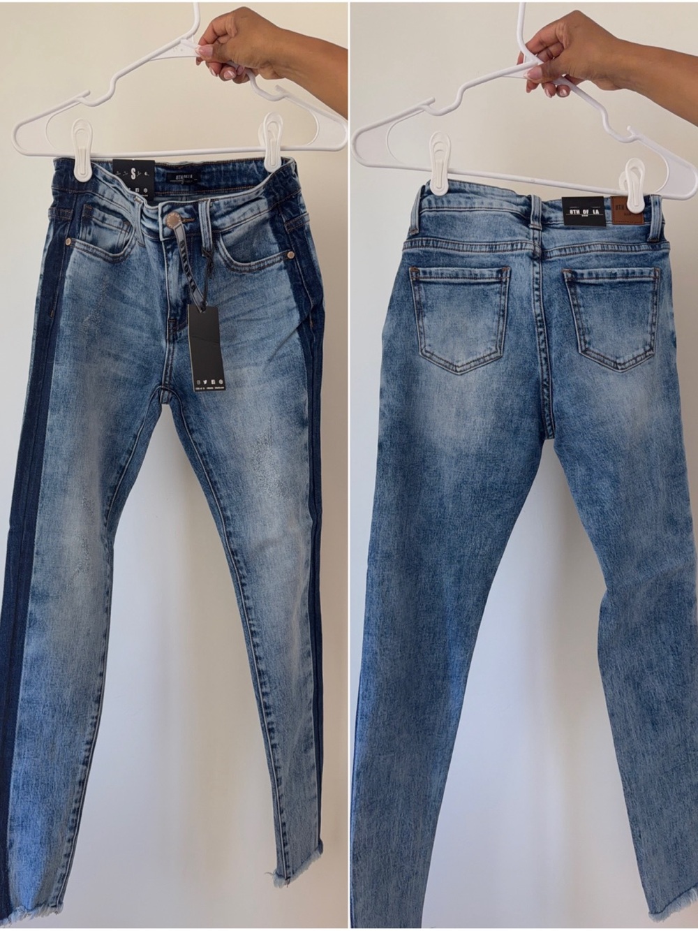 Slim Fit Light Wash Blue Jeans